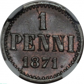������� ��������� 1 ����� 1871 ����. ���� ��� MS62BN