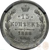 ������ 15 ������ 1888 ���� ��� �� ������ R � ����� ��� MS 64 